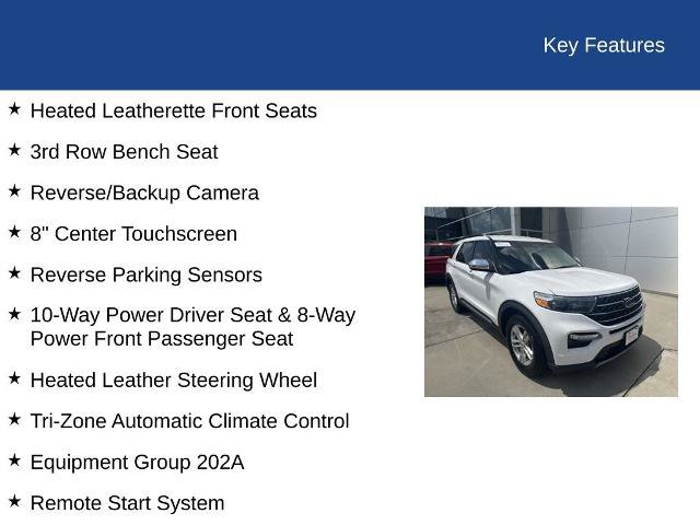 Certified 2021 Ford Explorer XLT w/ Equipment Group 202A RWD image 37