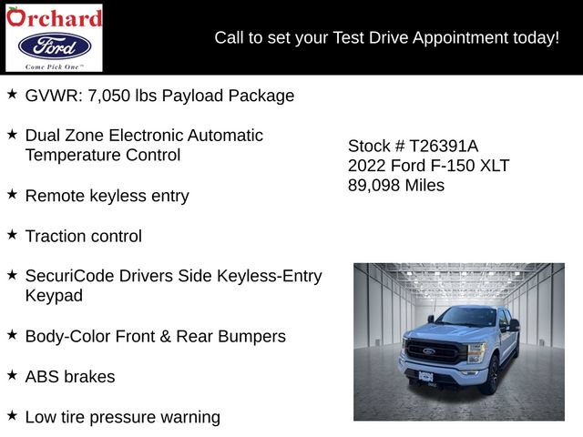 Certified 2022 Ford F150 XLT w/ Equipment Group 301A Mid AWD/4WD image 25