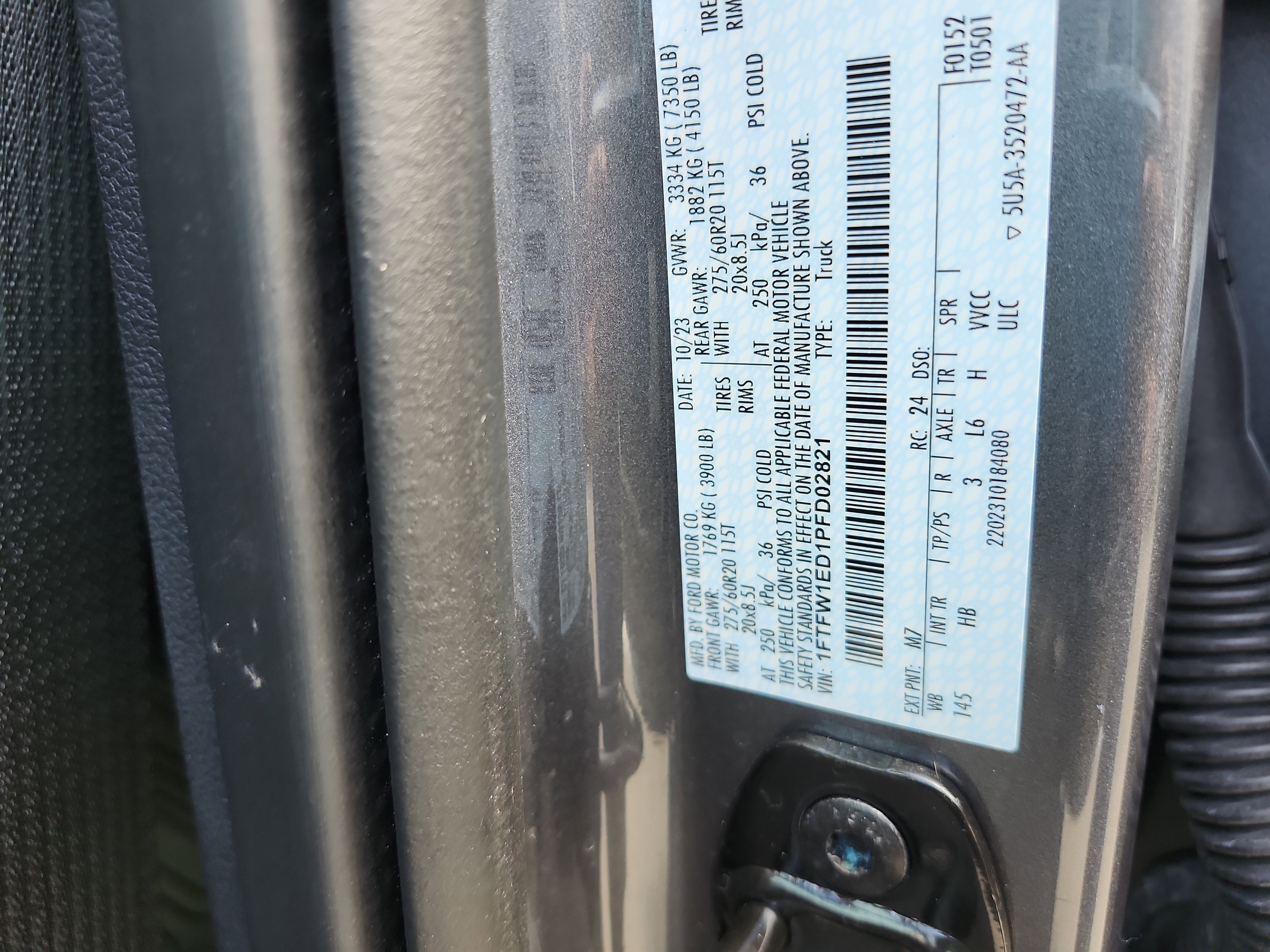 Certified 2023 Ford F150 Lariat w/ Equipment Group 502A High AWD/4WD image 23