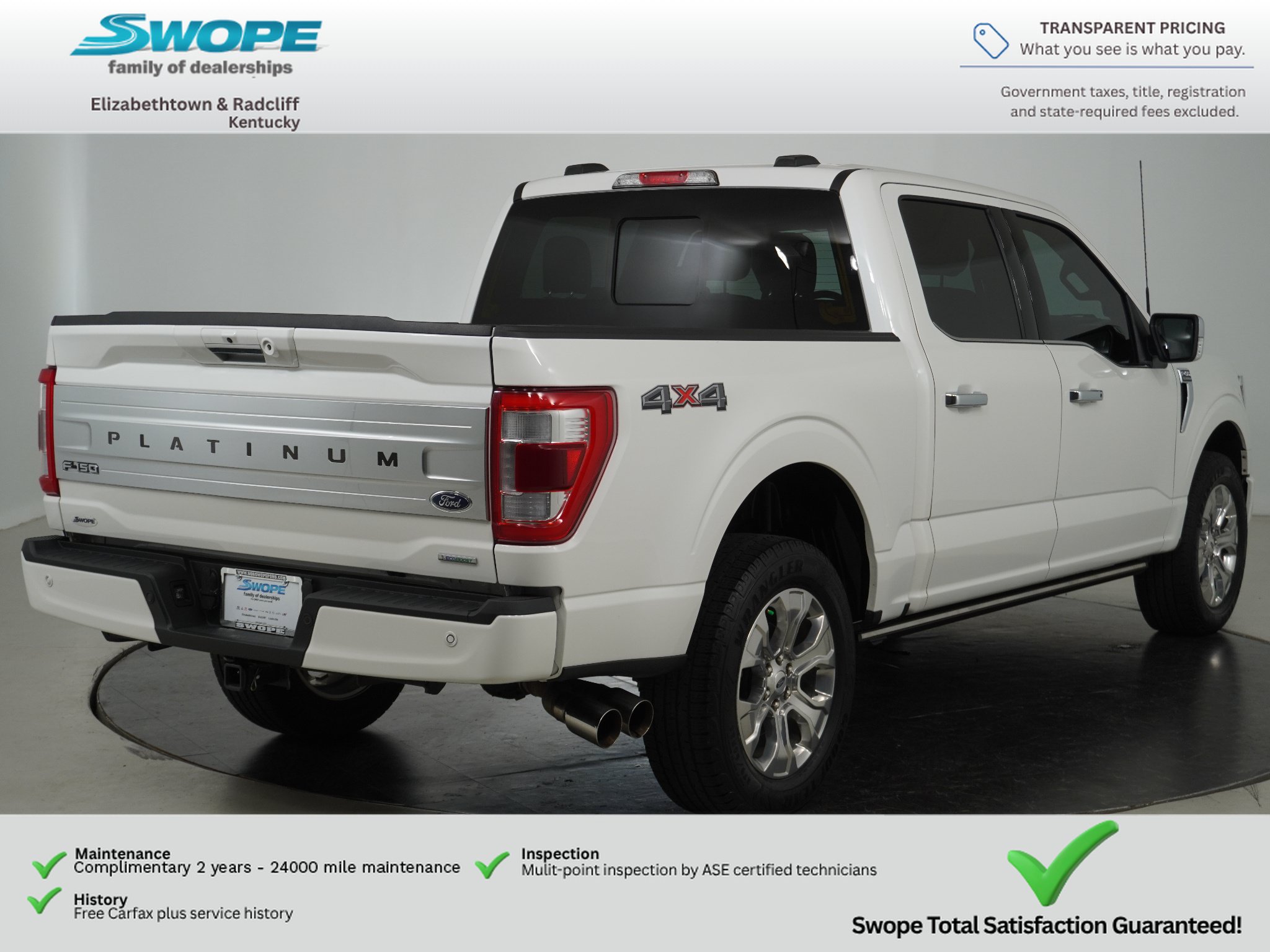 Certified 2022 Ford F150 Platinum w/ Bed Utility Package AWD/4WD image 3