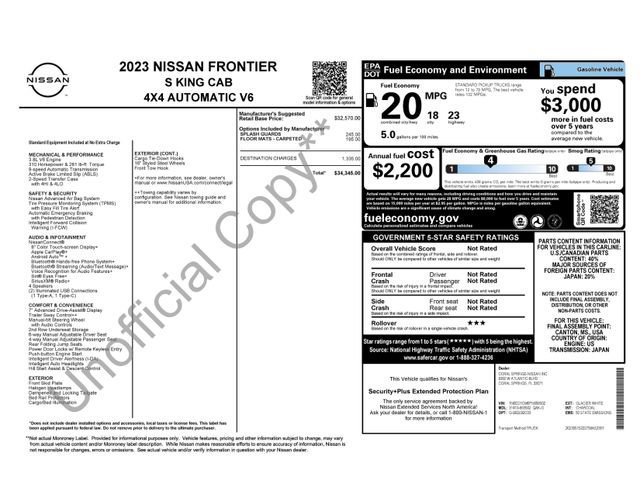 Used 2023 Nissan Frontier S image 4