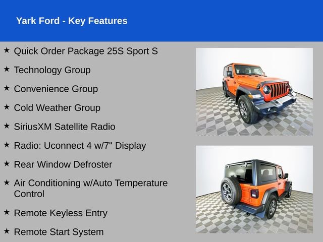 Used 2023 Jeep Wrangler Sport AWD/4WD video 2