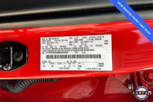 Certified 2021 Ford F150 XL w/ Trailer Tow Package image 36