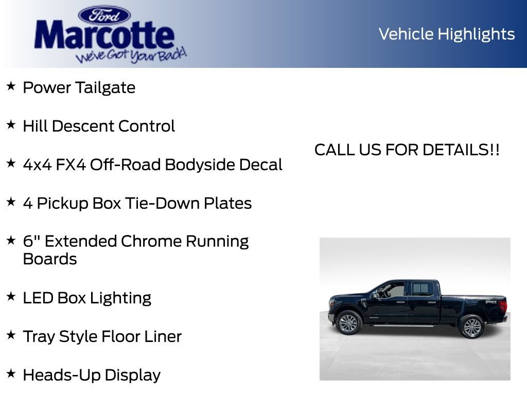 Certified 2024 Ford F150 Lariat w/ Equipment Group 502A High AWD/4WD image 15