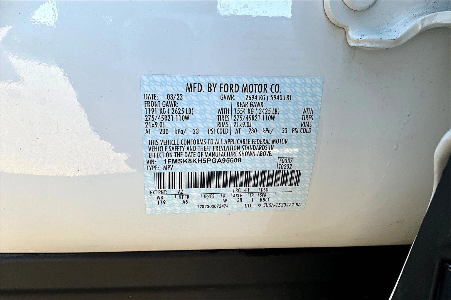 Certified 2023 Ford Explorer ST-Line image 15