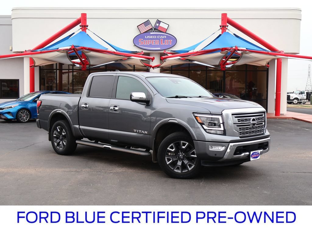 Used 2023 Nissan Titan Platinum Reserve w/ Moonroof Package AWD/4WD image 1