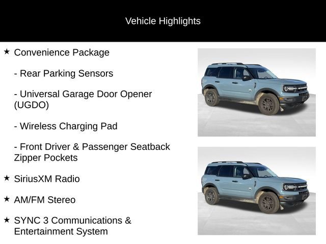 Certified 2022 Ford Bronco Sport Big Bend w/ Convenience Package image 11