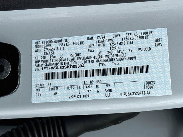 Certified 2025 Ford F150 XLT w/ Equipment Group 301A Standard AWD/4WD image 23