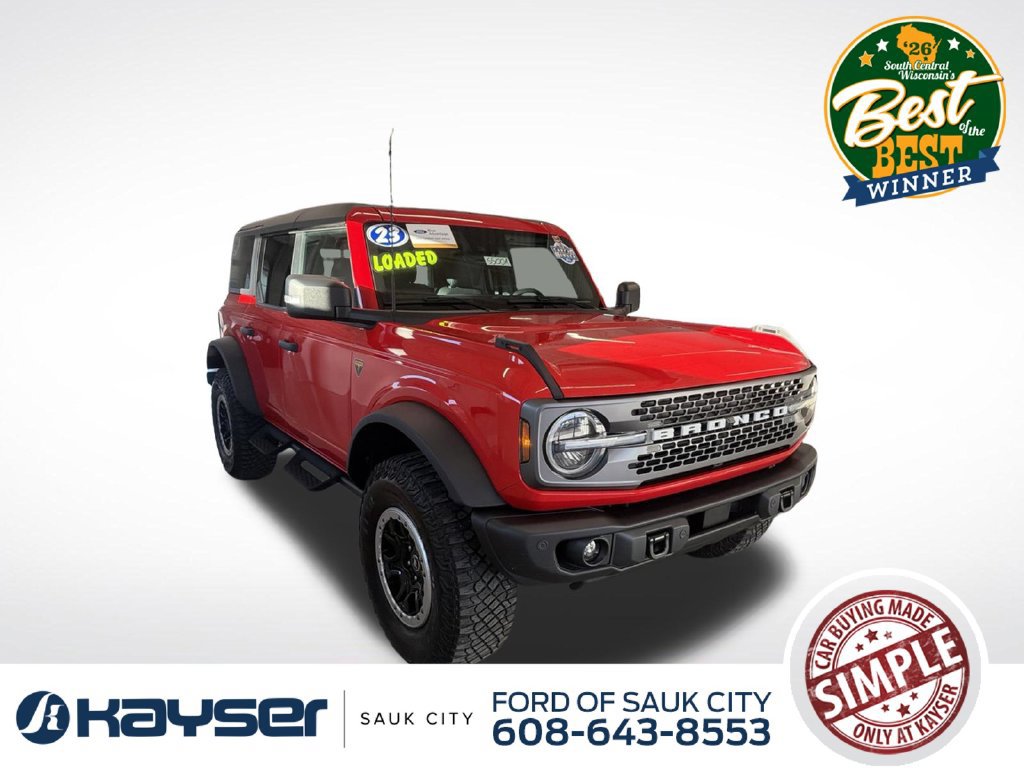 Certified 2023 Ford Bronco Badlands