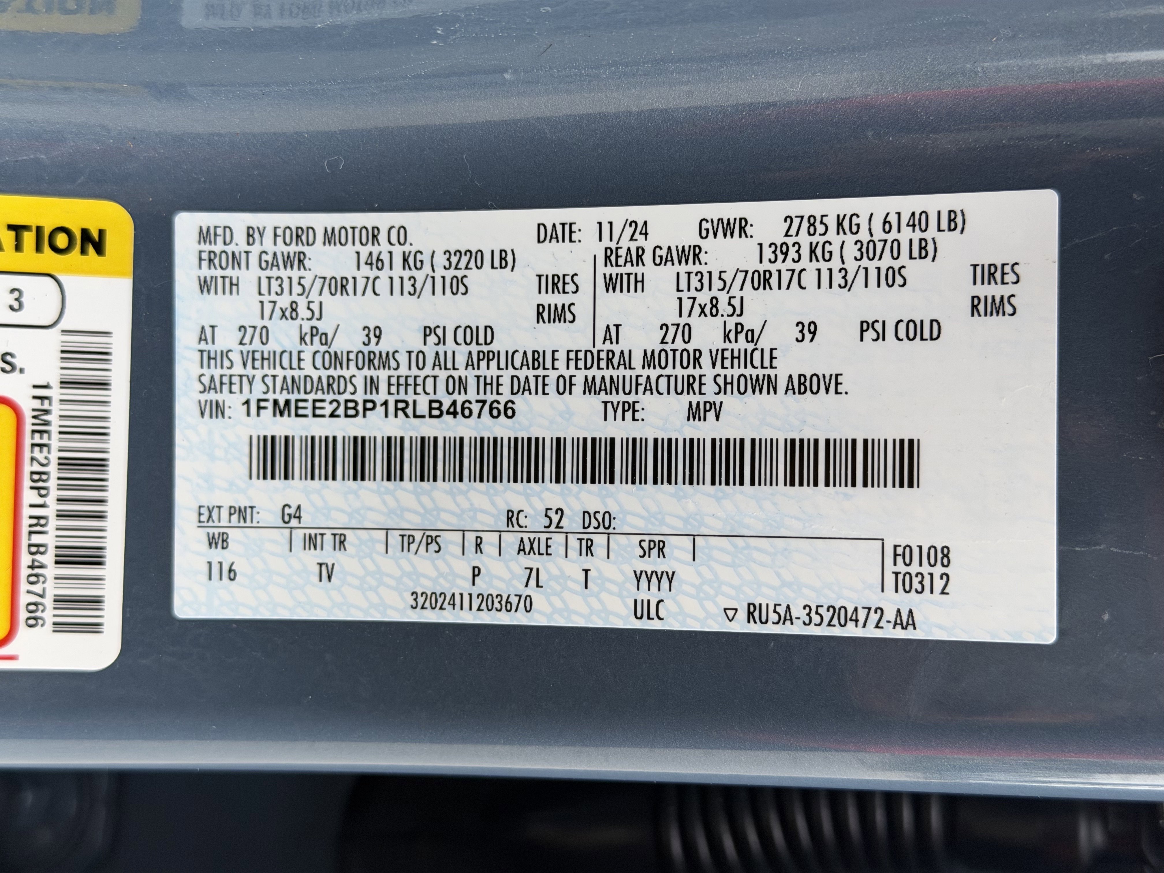 Certified 2024 Ford Bronco Wildtrak AWD/4WD image 34