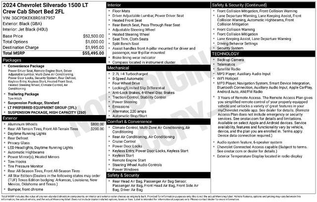 Used 2024 Chevrolet Silverado 1500 LT AWD/4WD image 3