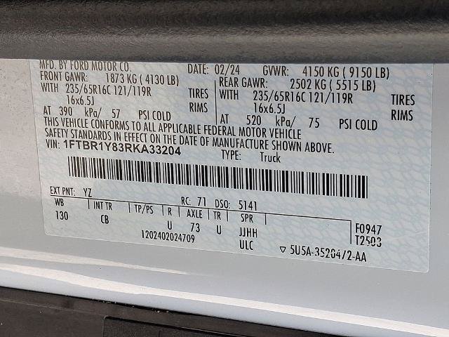 Certified 2024 Ford Transit 250 Low Roof w/ Exterior Upgrade Package RWD image 27