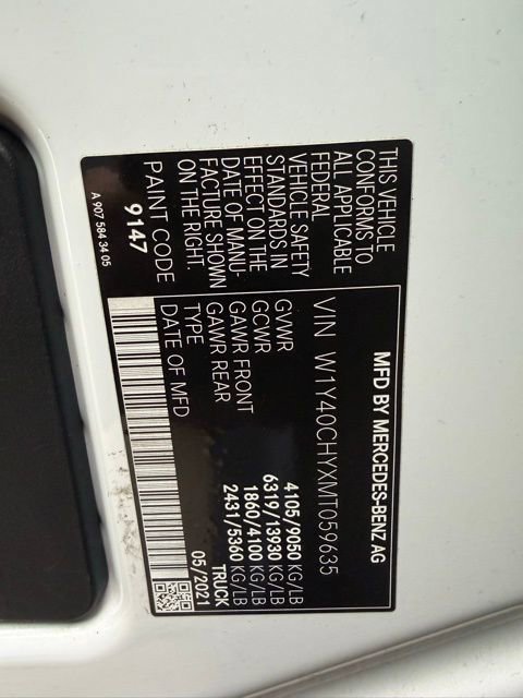 Used 2021 Mercedes-Benz Sprinter 2500 w/ Driver Convenience Package image 16