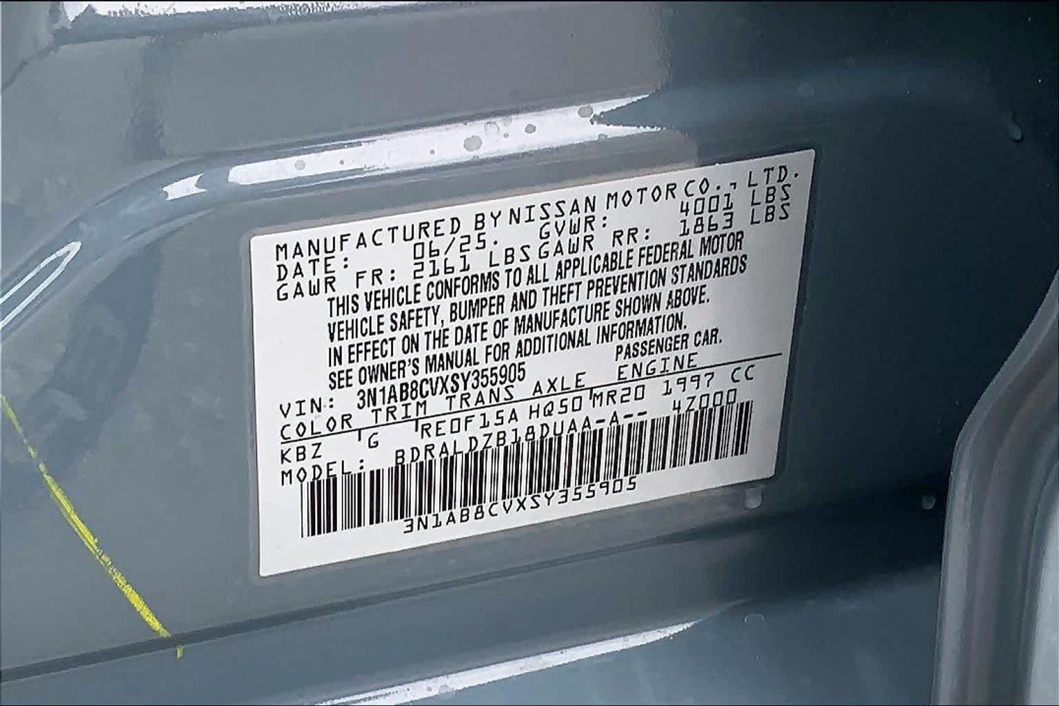 Used 2025 Nissan Sentra SV w/ All-Weather Package FWD image 31