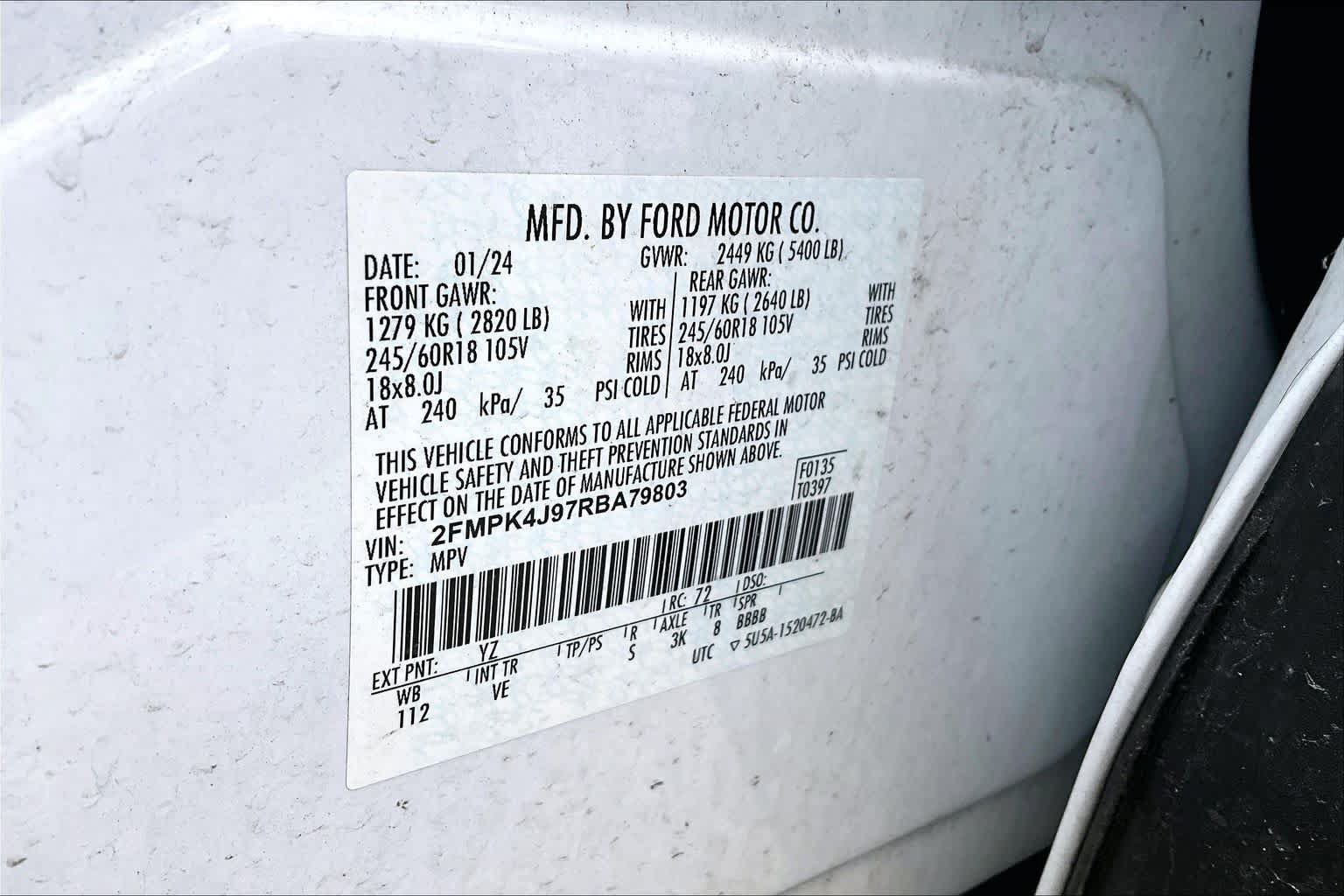 Certified 2024 Ford Edge SEL AWD/4WD image 34
