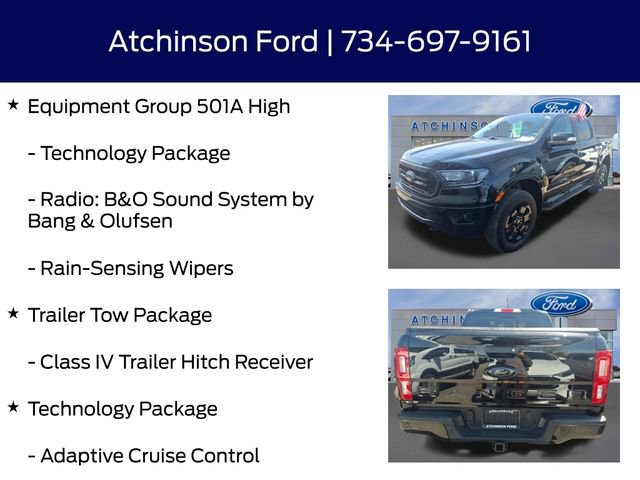 Certified 2021 Ford Ranger Lariat w/ Equipment Group 501A High AWD/4WD image 13