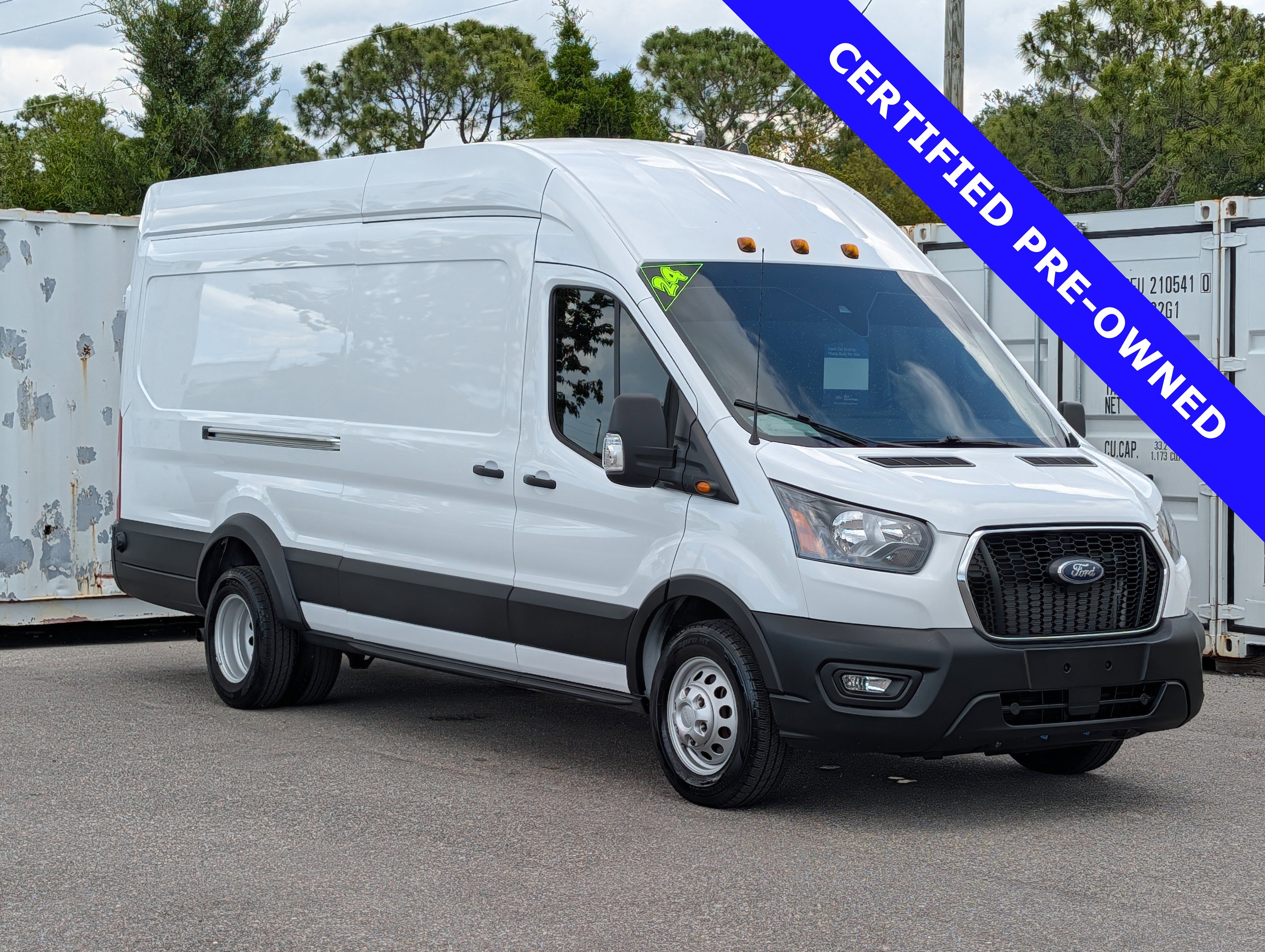 Certified 2024 Ford Transit 350 148 High Roof DRW AWD w/ Exterior Upgrade Package image 3