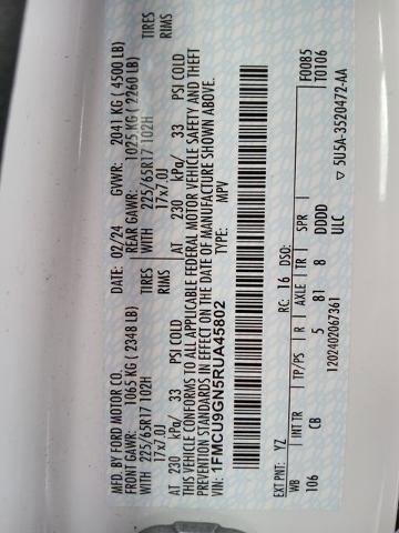 Certified 2024 Ford Escape Active w/ Tech Pack #1 image 30