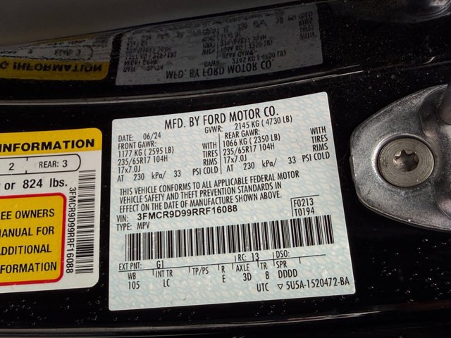 Certified 2024 Ford Bronco Sport Badlands AWD/4WD image 30