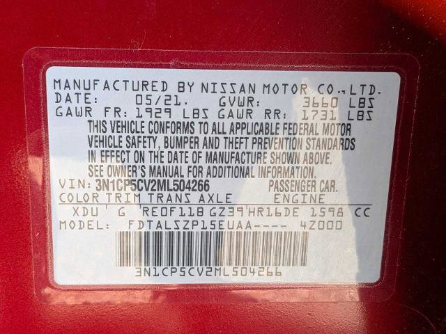 Used 2021 Nissan Kicks SV image 35