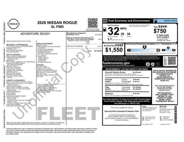 Used 2026 Nissan Rogue SL FWD image 37