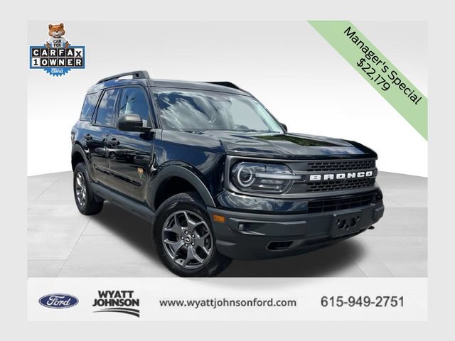 Certified 2021 Ford Bronco Sport Badlands