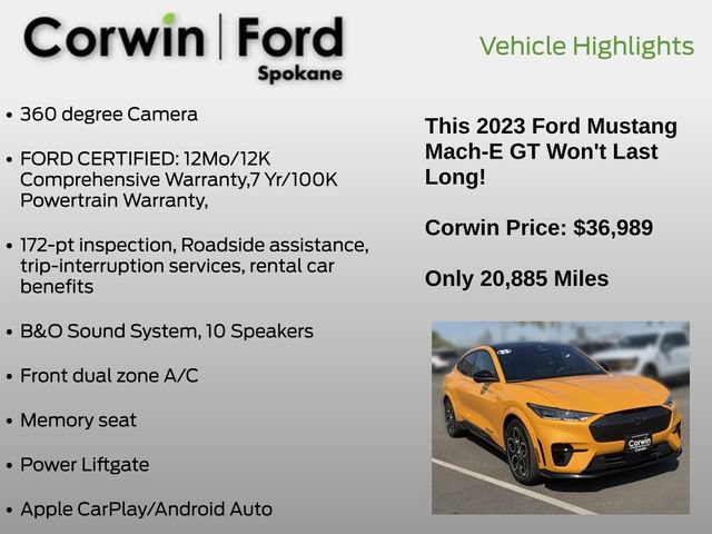 Certified 2023 Ford Mustang Mach-E GT AWD/4WD image 7