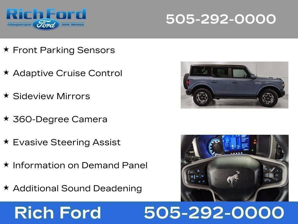 Certified 2024 Ford Bronco Outer Banks AWD/4WD image 97