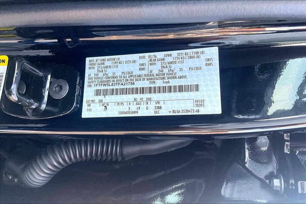 Certified 2026 Ford F150 Lariat w/ Equipment Group 501A Mid AWD/4WD image 33