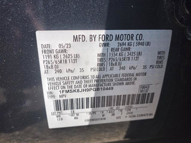 Certified 2023 Ford Explorer Timberline w/ Timberline Technology Package AWD/4WD image 13