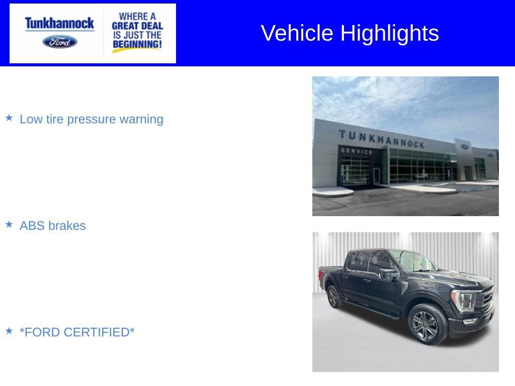 Certified 2022 Ford F150 Lariat w/ Equipment Group 502A High AWD/4WD image 6