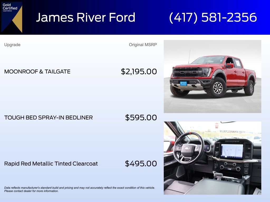 Certified 2023 Ford F150 Raptor AWD/4WD image 6