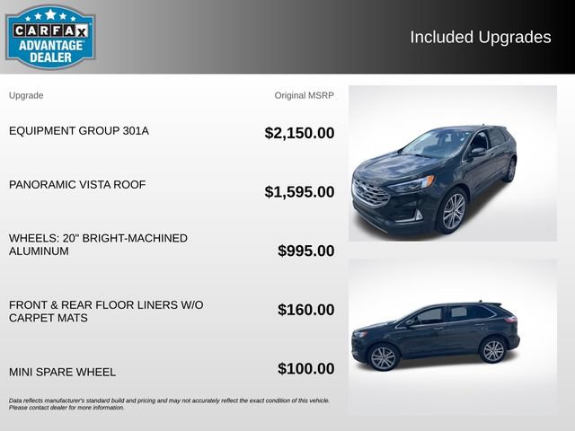 Certified 2024 Ford Edge Titanium w/ Equipment Group 301A AWD/4WD image 5