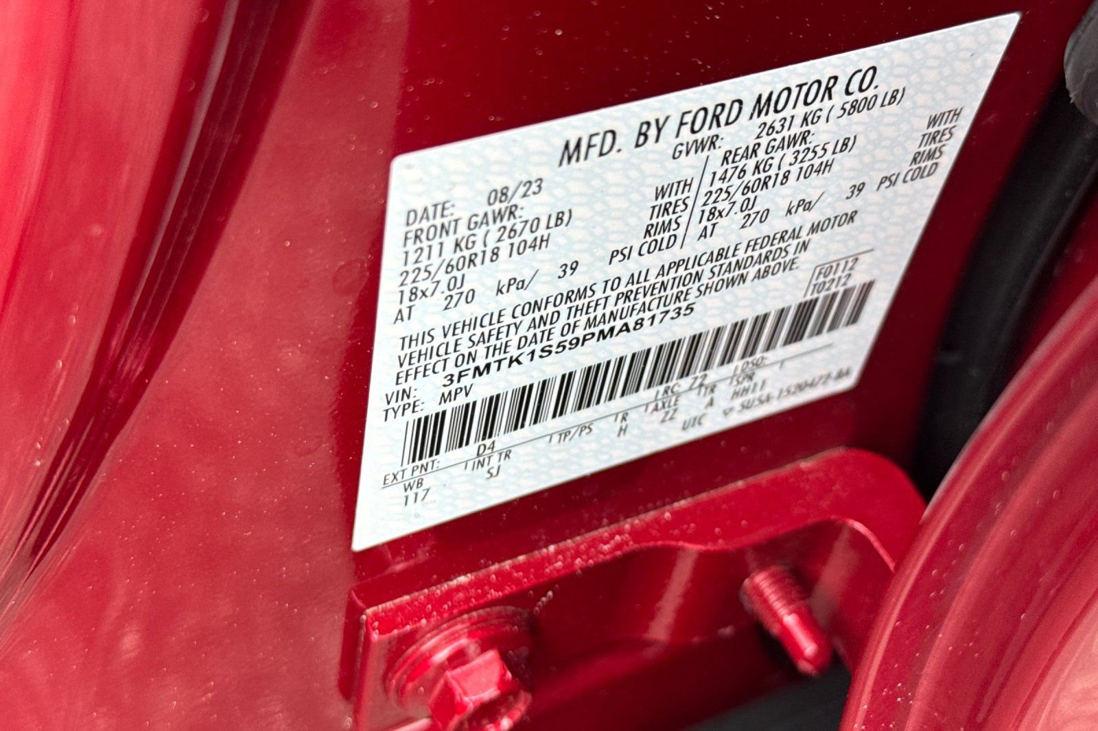 Certified 2023 Ford Mustang Mach-E Select w/ Comfort Package Lite image 30