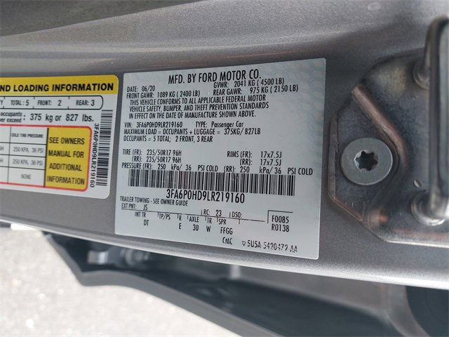 Certified 2020 Ford Fusion SE image 32