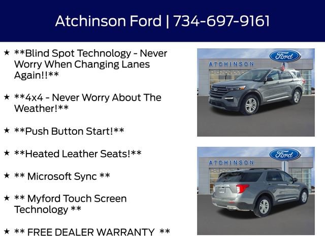 Certified 2023 Ford Explorer XLT w/ Equipment Group 202A image 8