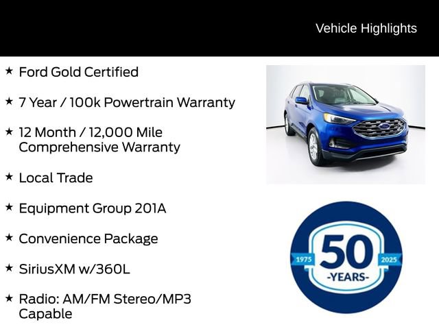 Certified 2022 Ford Edge SEL w/ Convenience Package AWD/4WD image 6