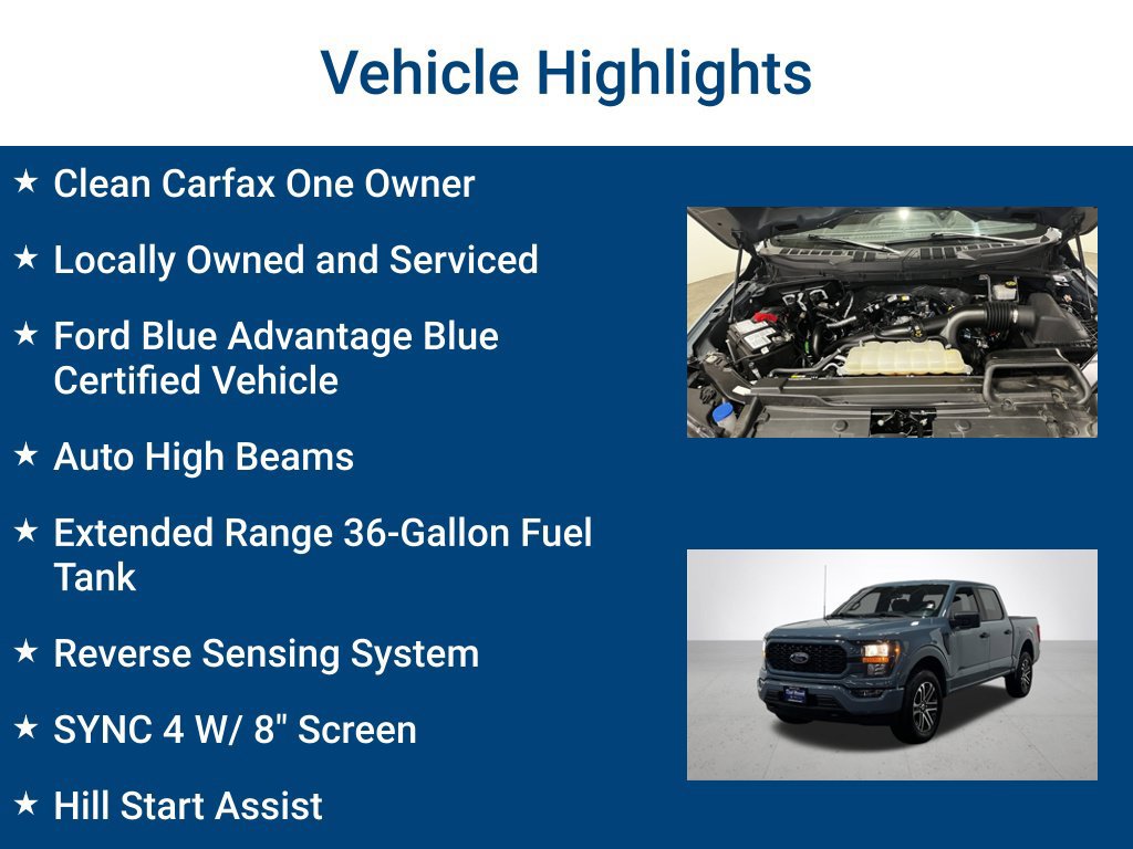 Certified 2023 Ford F150 XL w/ STX Appearance Package AWD/4WD image 3