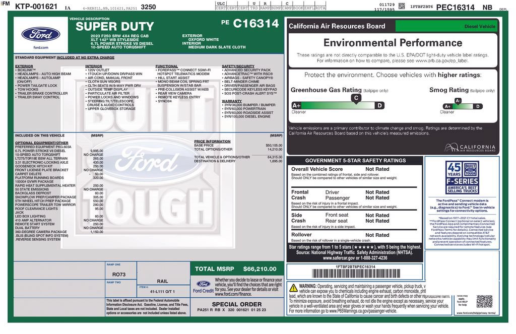 Certified 2023 Ford F250 XLT w/ 360-Degree Camera Package AWD/4WD image 10