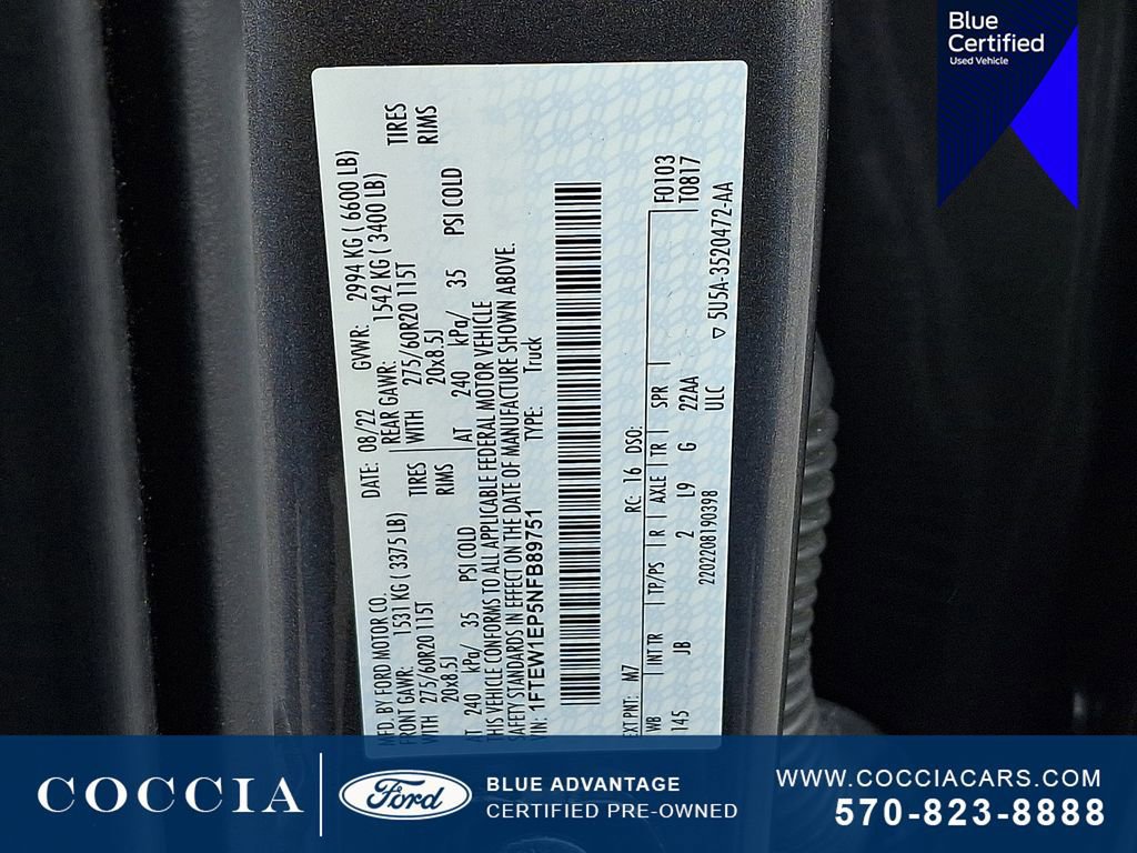 Certified 2022 Ford F150 XL w/ STX Appearance Package image 26