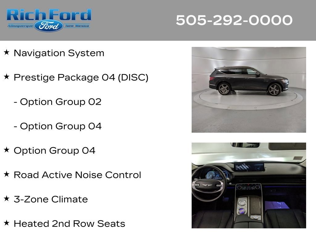 Used 2022 Genesis GV80 2.5T w/ Prestige Package 04 image 4