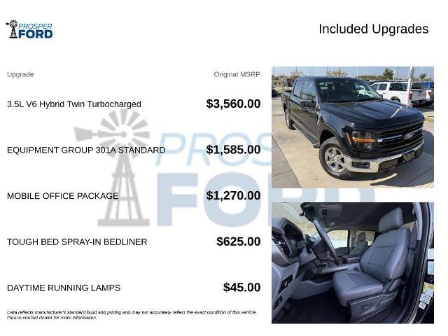 Certified 2025 Ford F150 XLT w/ Equipment Group 301A Standard AWD/4WD image 3