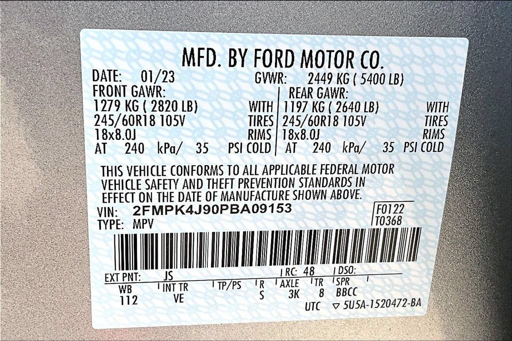 Certified 2023 Ford Edge SEL w/ Convenience Package AWD/4WD image 35