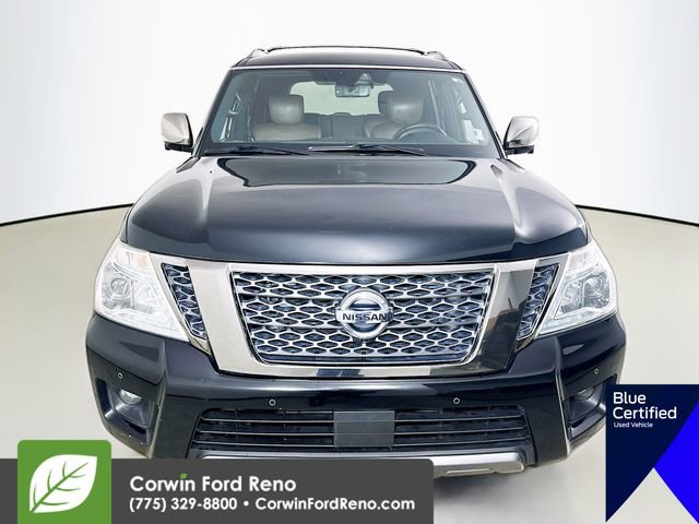 Used 2019 Nissan Armada Platinum w/ Captain's Chairs Package AWD/4WD video 2