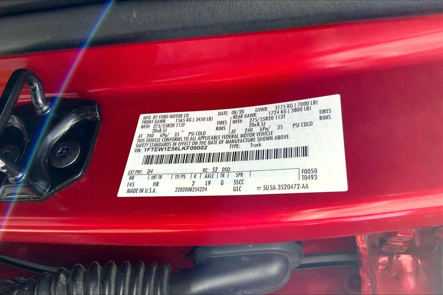 Certified 2020 Ford F150 Lariat AWD/4WD image 33