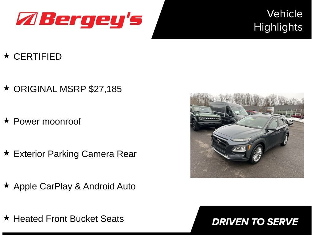 Used 2021 Hyundai Kona SEL Plus w/ Cargo Package image 8