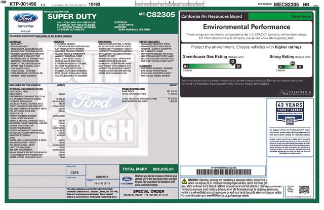Certified 2021 Ford F350 Platinum image 38
