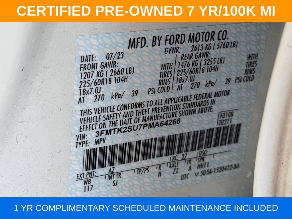 Certified 2023 Ford Mustang Mach-E California Route 1 AWD/4WD image 34