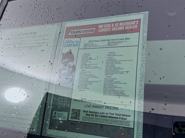 Used 2022 RAM 1500 Big Horn image 15