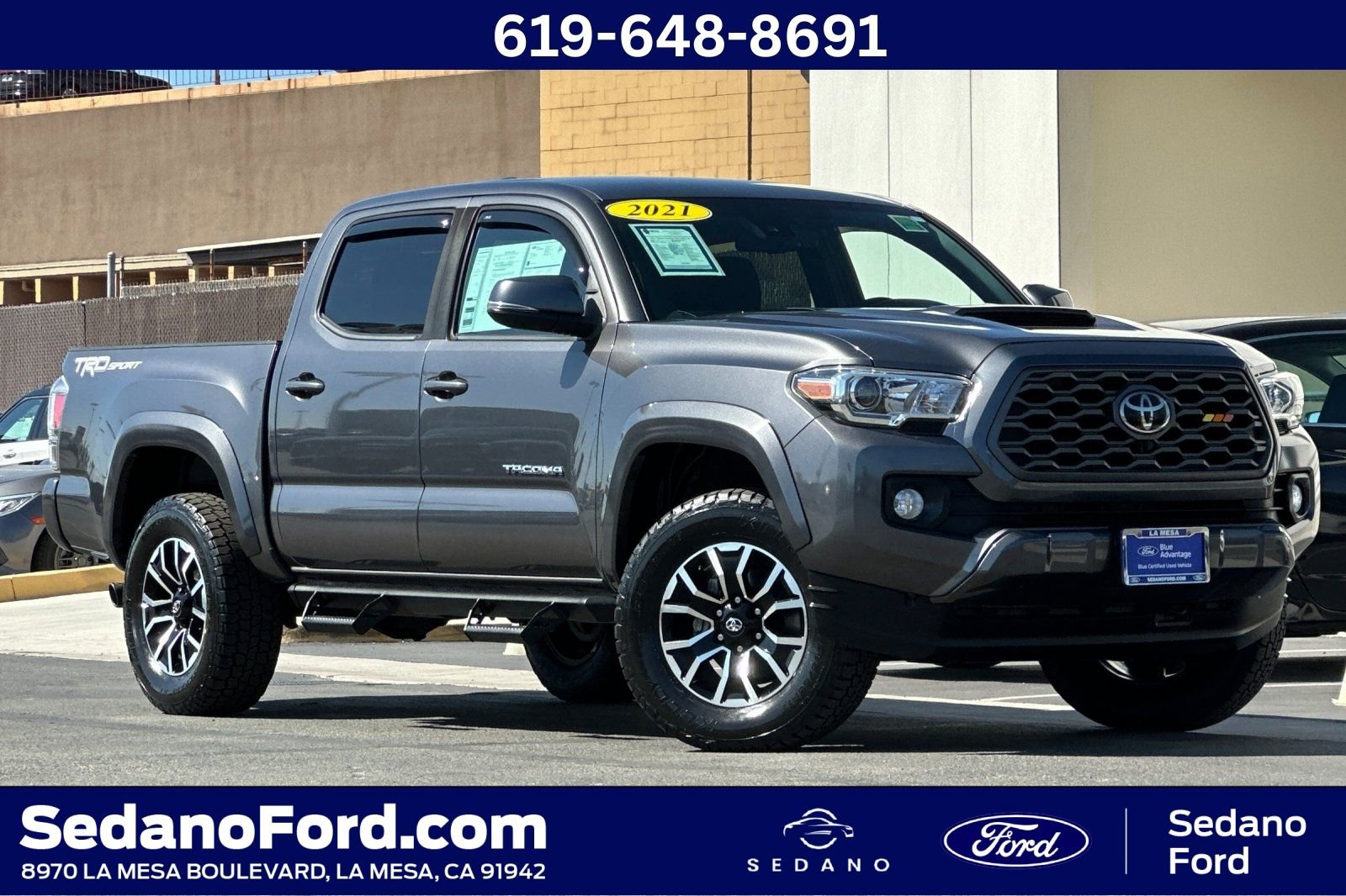 Used 2021 Toyota Tacoma TRD Sport w/ Technology Package RWD image 1